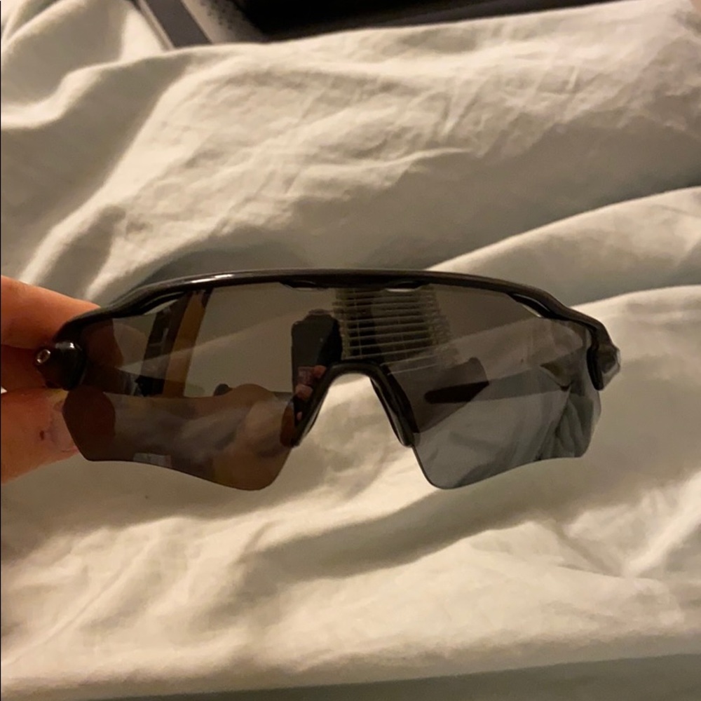 Men’s polarized radar ev sunglasses all black
